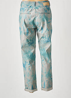 Pantalon slim buzunare albastru EVA KAYAN femeie