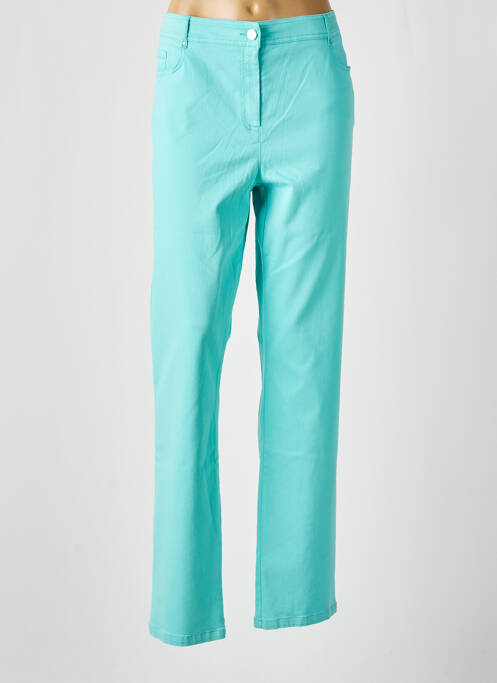 Pantalon drept albastru PAUSE CAFE femeie