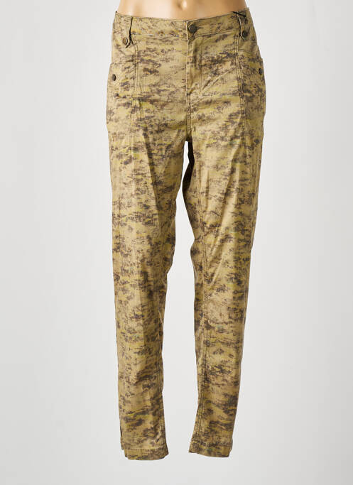 Pantalon slim bej EVA KAYAN femeie