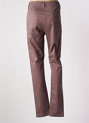 Jegging țesătură poplin mărime normală maro GRIFFON femeie