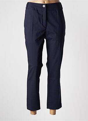 Pantalon 7/8 țesătură poplin mărime normală albastru GRIFFON femeie