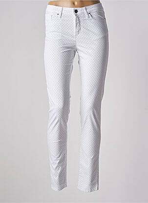 Pantalon slim talie joasă talie joasă alb LCDN femeie