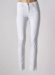 Pantalon slim talie joasă talie joasă alb LCDN femme