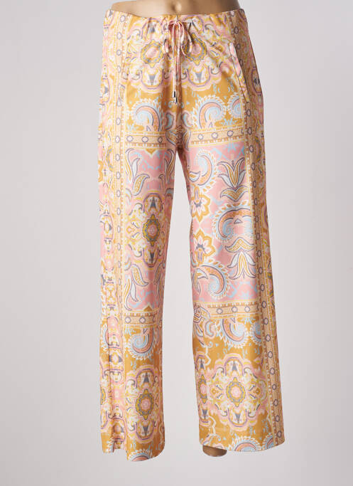 Pantalon larg galben FUEGO WOMAN femeie