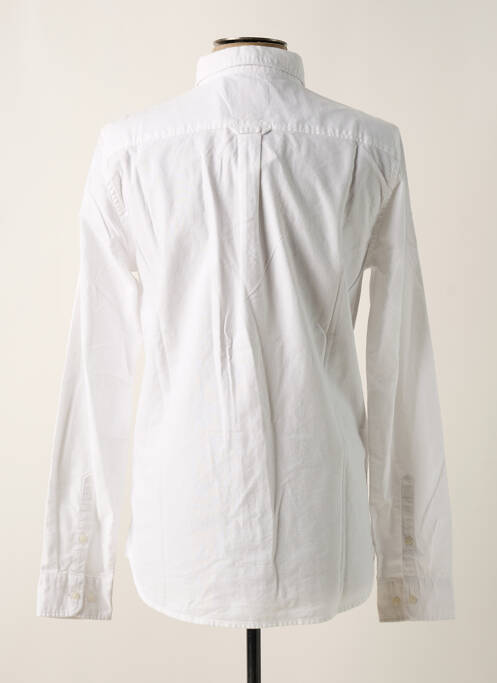 Cămașă cu mâneci lungi alb SUPERDRY bărbat