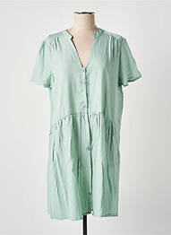 Rochie midi mâneci scurte mâneci scurte verde GRACE & MILA femeie