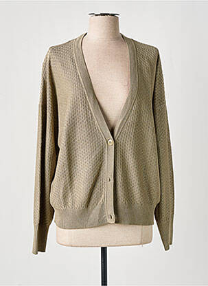 Vestă cu mâneci lungi verde ESPRIT femeie