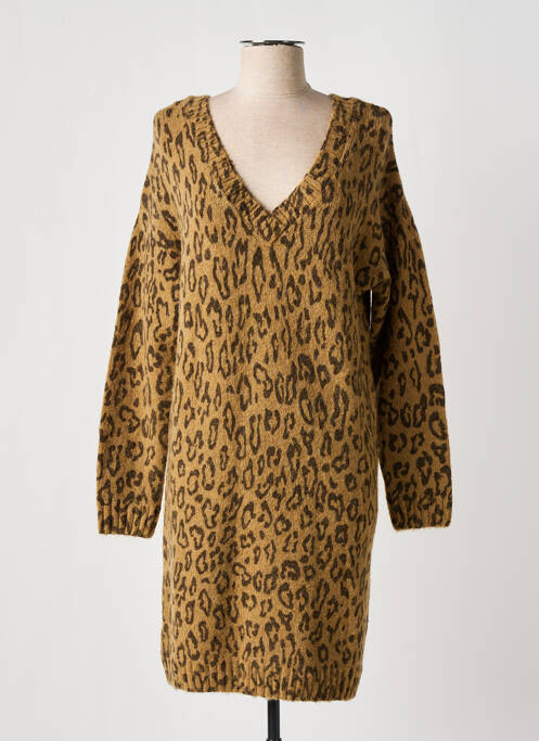 Rochie pulover bej GRACE & MILA femeie