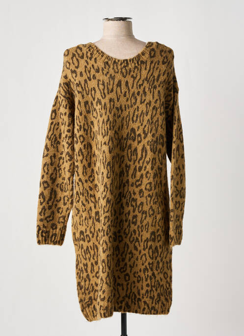 Rochie pulover bej GRACE & MILA femeie