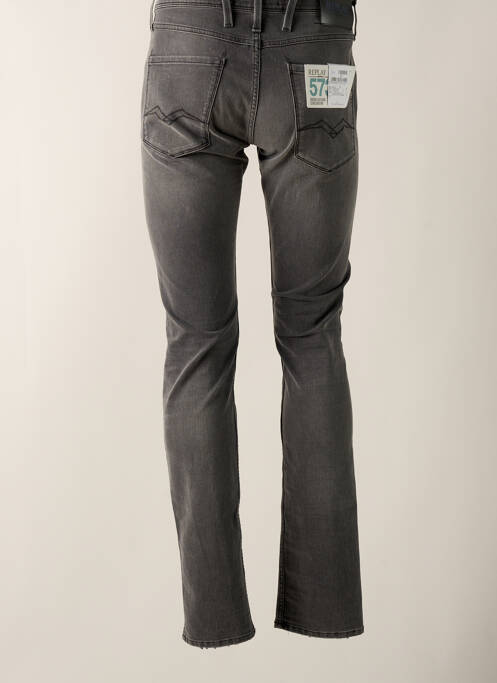 Blugi cu croială slim gri REPLAY bărbat