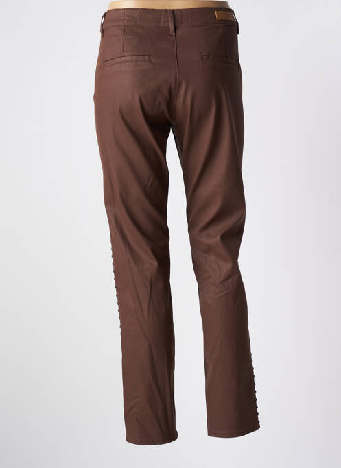 Pantalon slim maro HAPPY femeie