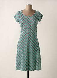 Rochie midi mâneci scurte mâneci scurte verde LA FIANCEE DU MEKONG femme