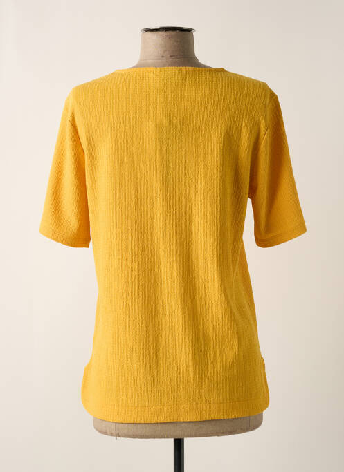 Tricou mâneci trei sferturi mâneci scurte galben BRANDTEX femme