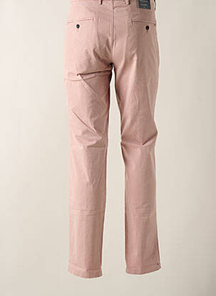 Pantalon drept croială dreaptă roz TOMMY HILFIGER bărbat