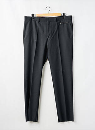 Pantalon drept închidere cu fermoar sub clapetă cu cârlig talie înaltă negru LAGERFELD bărbat