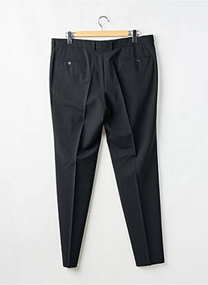 Pantalon drept închidere cu fermoar sub clapetă cu cârlig talie înaltă negru HUGO BOSS bărbat