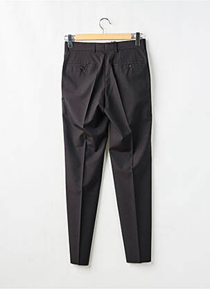Pantalon drept închidere cu fermoar sub clapetă cu cârlig talie înaltă negru HUGO BOSS bărbat