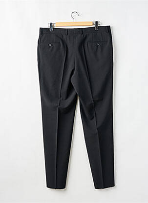 Pantalon drept închidere cu fermoar sub clapetă cu cârlig talie înaltă negru HUGO BOSS bărbat