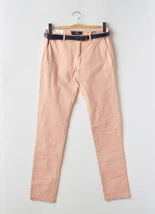 Pantalon chino roz MAISON SCOTCH bărbat