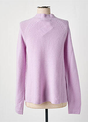 Pulover croială cambrată mâneci lungi violet COMPTOIR DES COTONNIERS femeie