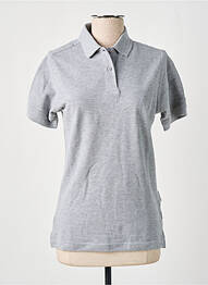 Polo elasticitate mâneci scurte gri SLAZENGER femme