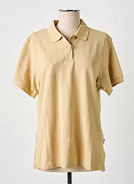 Polo elasticitate mâneci scurte bej SLAZENGER femme