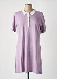 Rochie scurtă mâneci scurte mâneci scurte violet RODIER femme