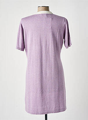 Rochie scurtă mâneci scurte mâneci scurte violet RODIER femeie
