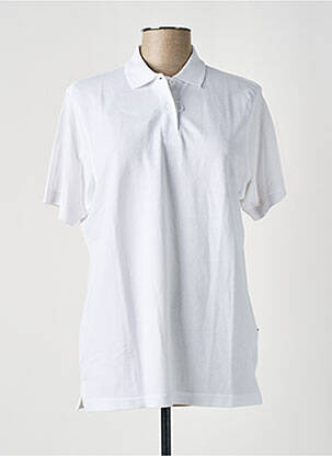 Polo elasticitate mâneci scurte alb SLAZENGER femeie
