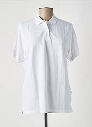 Polo elasticitate mâneci scurte alb SLAZENGER femme