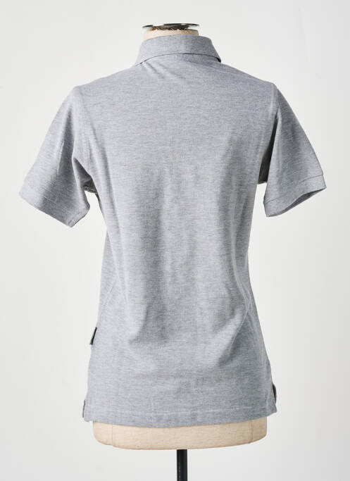 Polo elasticitate mâneci scurte gri SLAZENGER femme