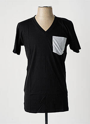 Tricou croială cambrată mâneci scurte negru SLAZENGER bărbat