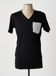 Tricou croială cambrată mâneci scurte negru SLAZENGER homme