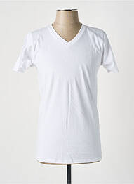 Tricou croială cambrată mâneci scurte alb SLAZENGER homme