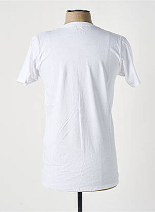 Tricou croială cambrată mâneci scurte alb SLAZENGER bărbat