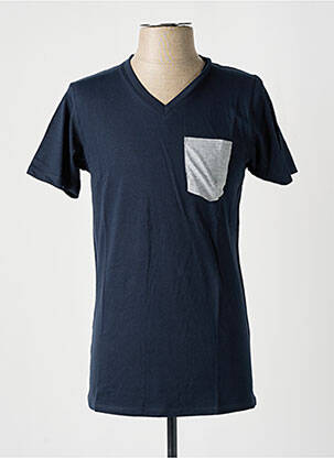 Tricou croială cambrată mâneci scurte albastru SLAZENGER bărbat