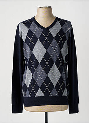 Pulover albastru CASHMERE COMPANY bărbat