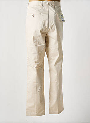 Pantalon chino țesătură poplin mărime normală bej STATE OF ART bărbat