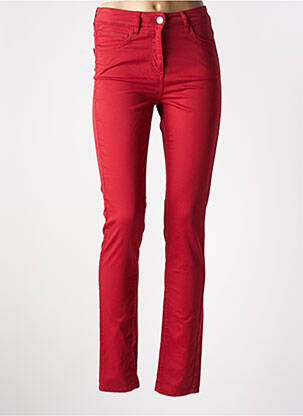 Pantalon slim buzunare roșu WEILL femeie