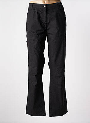 Pantalon drept închidere cu fermoar sub clapetă cu nasturi negru TRESPASS femeie