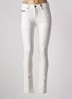 Pantalon slim conic alb GAASTRA femeie