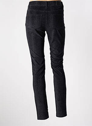 Pantalon slim buzunare negru CAROLL femeie