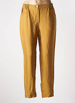 Pantalon slim talie elastică galben MADO ET LES AUTRES femeie
