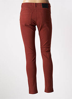 Pantalon slim buzunare maro ONE STEP femeie