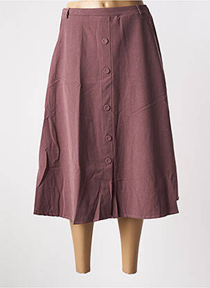 Fustă midi violet SKATÏE femeie