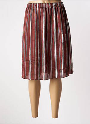 Fustă midi maro SKATÏE femeie