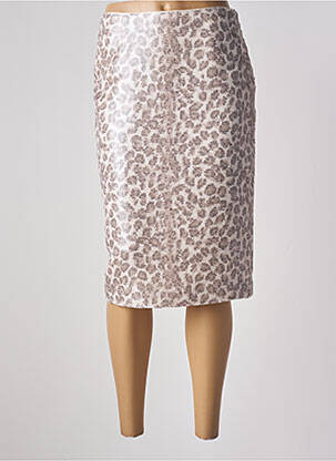 Fustă midi bej WEILL femeie