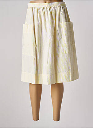 Fustă midi galben COMPTOIR DES COTONNIERS femeie