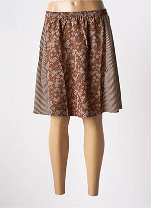 Fustă scurtă maro SKATÏE femeie