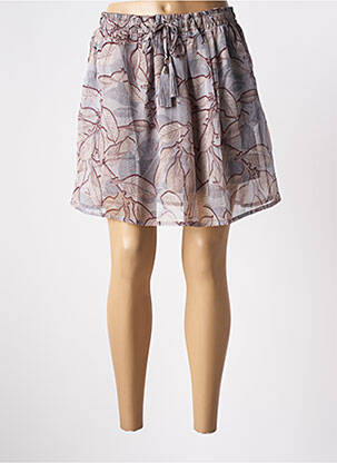 Fustă scurtă gri SKATÏE femeie